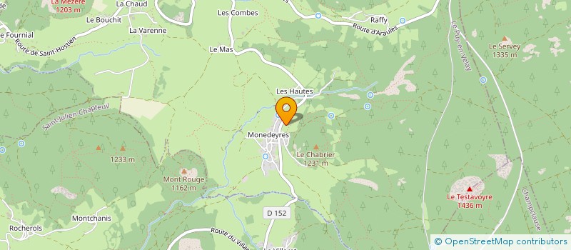 localisation de l'entreprise MADAME ODETTE CHAPUIS à QUEYRIERES