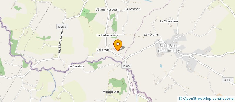 localisation de l'entreprise MADAME ODETTE CHARUEL à SAINT-HILAIRE-DU-HARCOUET