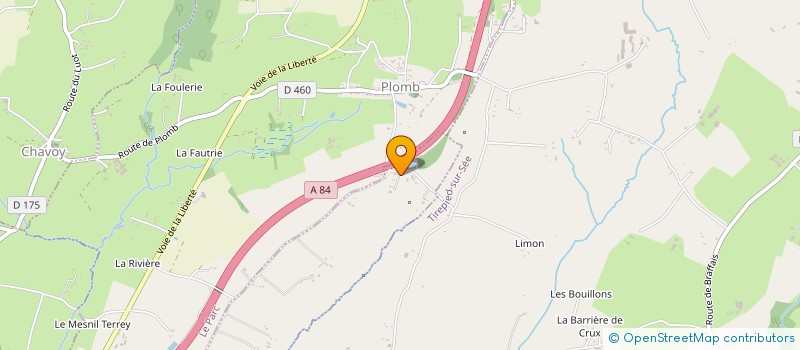 localisation de l'entreprise MADAME ODETTE CHESNEL  TIREPIED-SUR-SEE