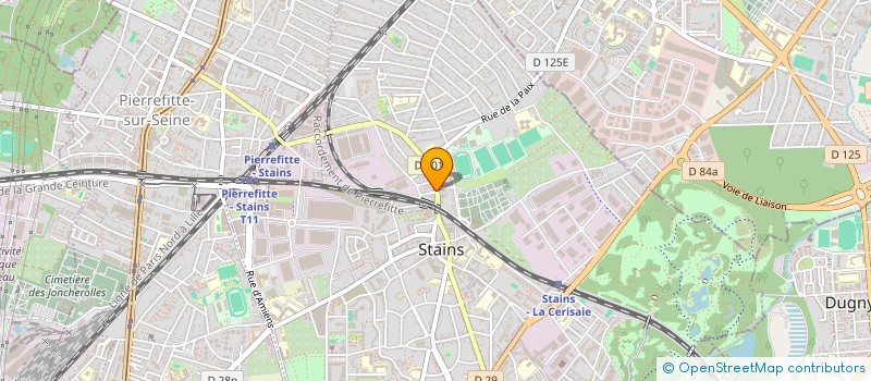 localisation de l'entreprise MADAME ODETTE CLEMENT à STAINS
