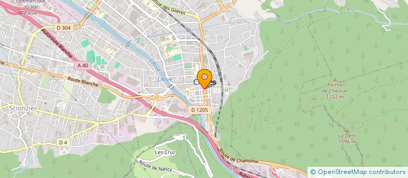 localisation de l'entreprise MADAME ODETTE COCHENNEC à CLUSES