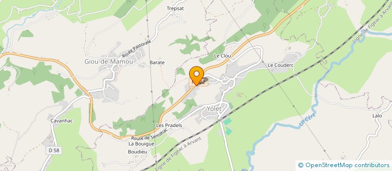 localisation de l'entreprise MADAME ODETTE COSTES à YOLET