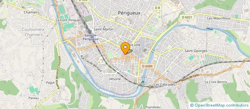 localisation de l'entreprise MADAME ODETTE DAURIAC à PERIGUEUX
