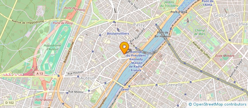 localisation de l'entreprise MADAME ODETTE DECARPENTRY à PARIS