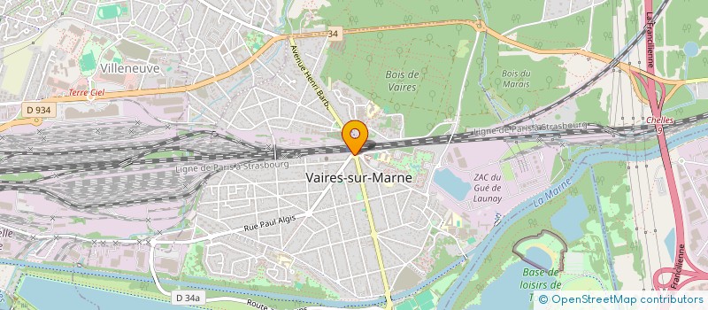 localisation de l'entreprise MADAME ODETTE DEFAYE à VAIRES-SUR-MARNE