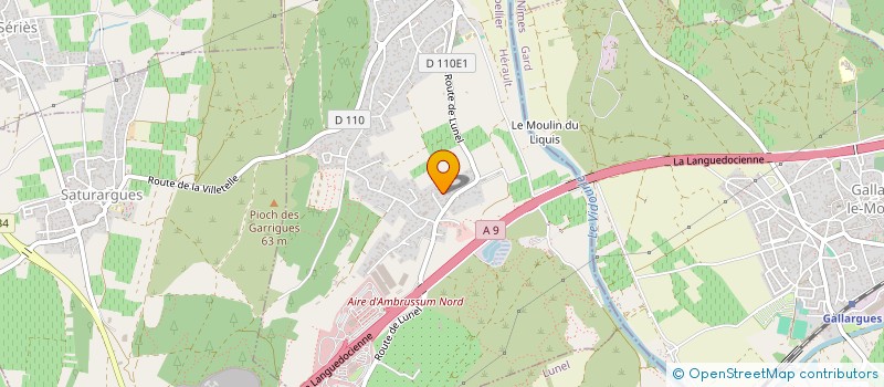 localisation de l'entreprise MADAME ODETTE DEGOUTTE  VILLETELLE