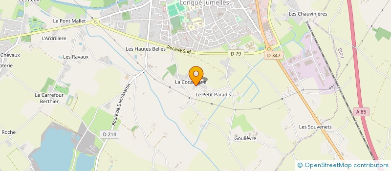 localisation de l'entreprise MADAME ODETTE DELAPORTE  LONGUE-JUMELLES