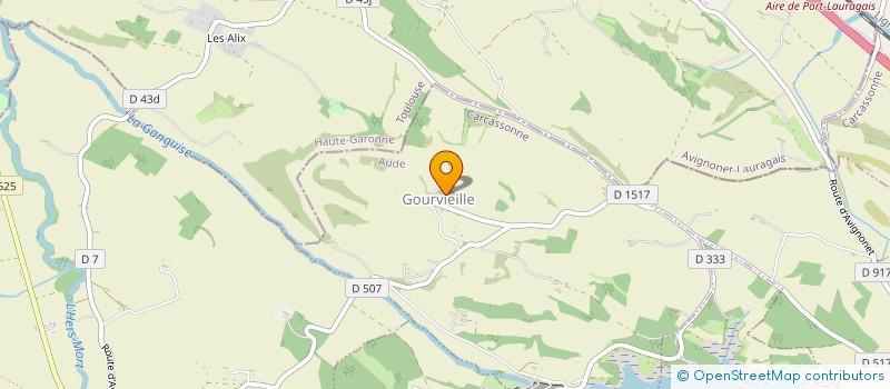 localisation de l'entreprise MADAME ODETTE DELON  GOURVIEILLE