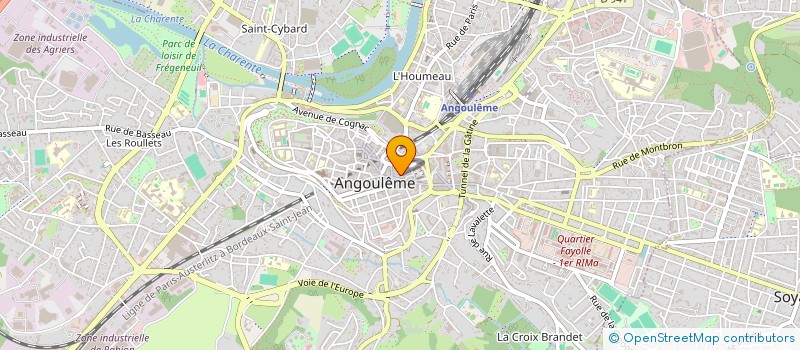 localisation de l'entreprise MADAME ODETTE DESCHAMPS-PIZARD à ANGOULEME