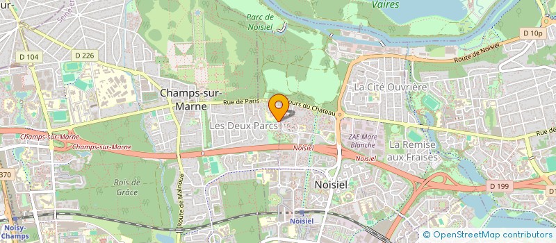 localisation de l'entreprise MADAME ODETTE DIATTA  CHAMPS-SUR-MARNE