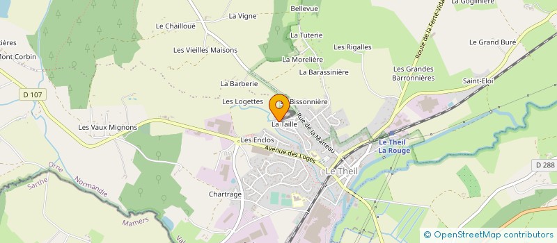 localisation de l'entreprise MADAME ODETTE DORDOIGNE à VAL-AU-PERCHE