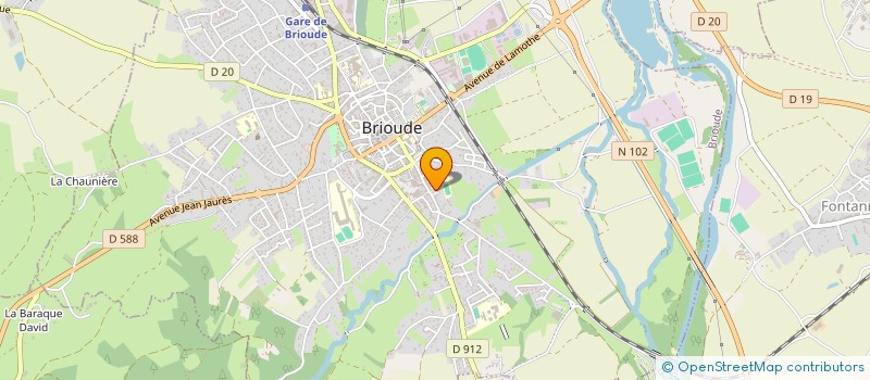 localisation de l'entreprise MADAME ODETTE DOREL  BRIOUDE