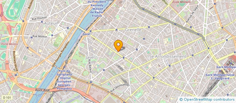 localisation de l'entreprise MADAME ODETTE DUFEU  PARIS 15