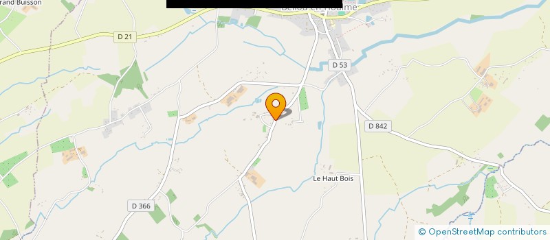 localisation de l'entreprise MADAME ODETTE DUVAL à BELLOU-EN-HOULME