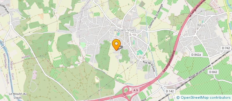 localisation de l'entreprise MADAME ODETTE ETCHEBER  AIGUES-VIVES