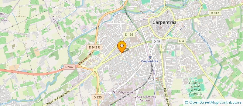 localisation de l'entreprise MADAME ODETTE FENOUIL  CARPENTRAS