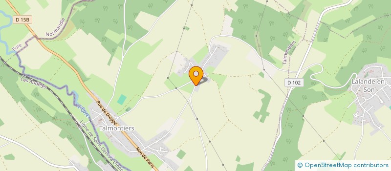 localisation de l'entreprise MADAME ODETTE FERREIRA  TALMONTIERS