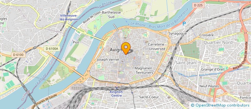 localisation de l'entreprise MADAME ODETTE FLAMARI  AVIGNON