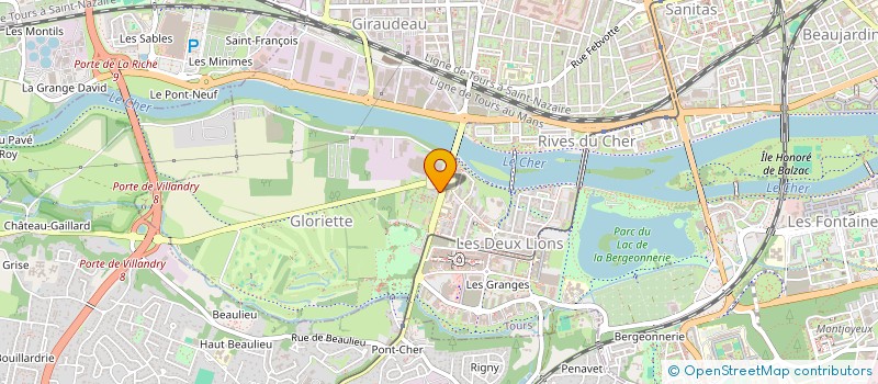 localisation de l'entreprise MADAME ODETTE FLEURY  TOURS