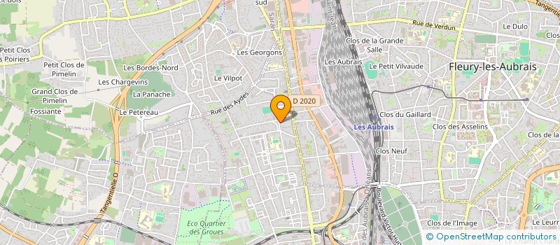 localisation de l'entreprise MADAME ODETTE FLORENCE BITTI à ORLEANS
