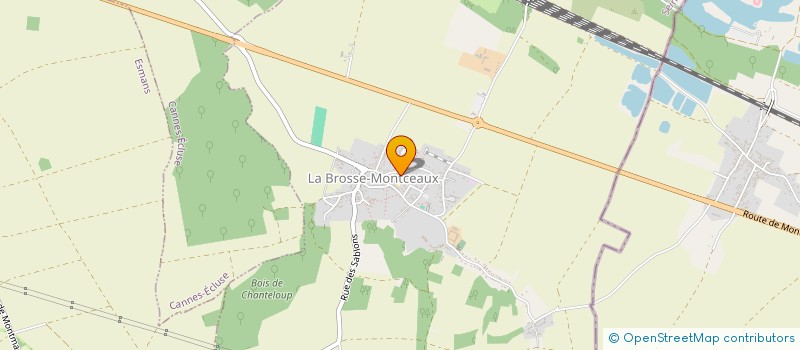 localisation de l'entreprise MADAME ODETTE FLORES  LA BROSSE-MONTCEAUX