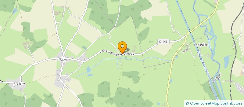 localisation de l'entreprise MADAME ODETTE FOUQUERE  PAZY