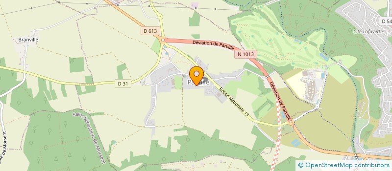 localisation de l'entreprise MADAME ODETTE GARCIA-FERREIRA  PARVILLE