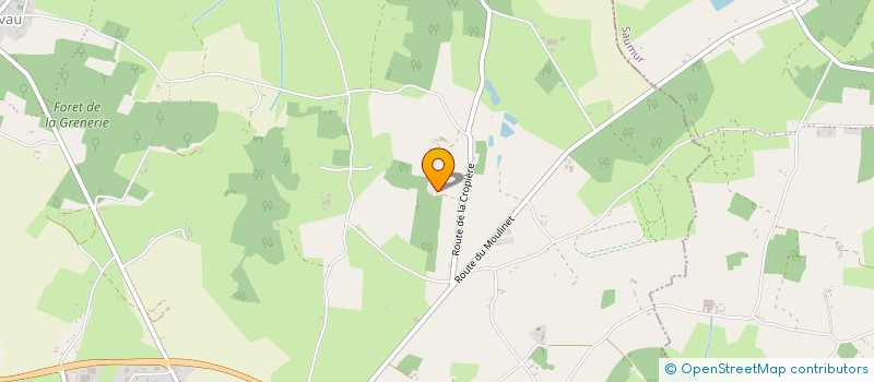 localisation de l'entreprise MADAME ODETTE GASTINEAU  JARZE VILLAGES