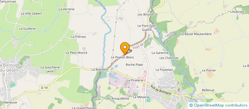 localisation de l'entreprise MADAME ODETTE GAUTIER à PONTMAIN