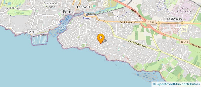 localisation de l'entreprise MADAME ODETTE GAUVRIT  PORNIC