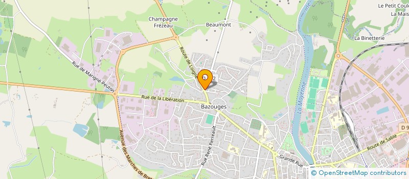 localisation de l'entreprise MADAME ODETTE GERARD à CHATEAU-GONTIER-SUR-MAYENNE