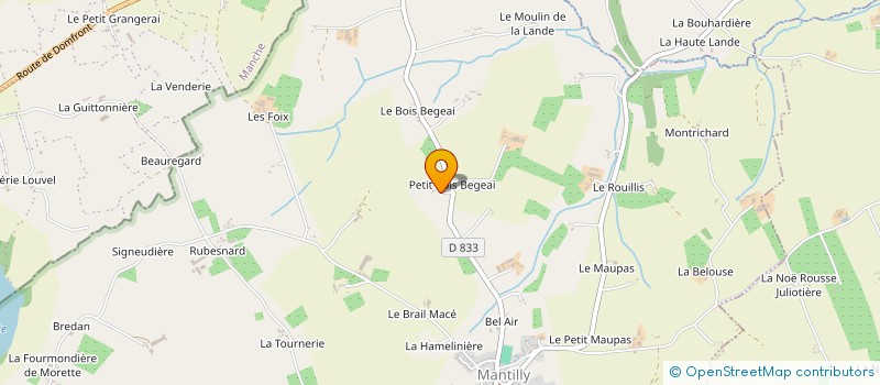 localisation de l'entreprise MADAME ODETTE GERAULT à MANTILLY