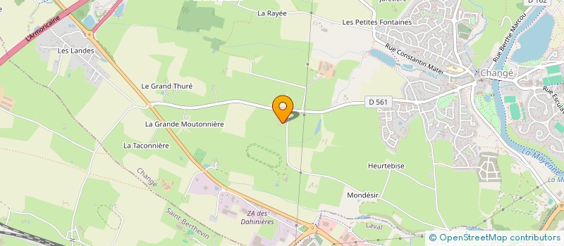 localisation de l'entreprise MADAME ODETTE GOBE  CHANGE