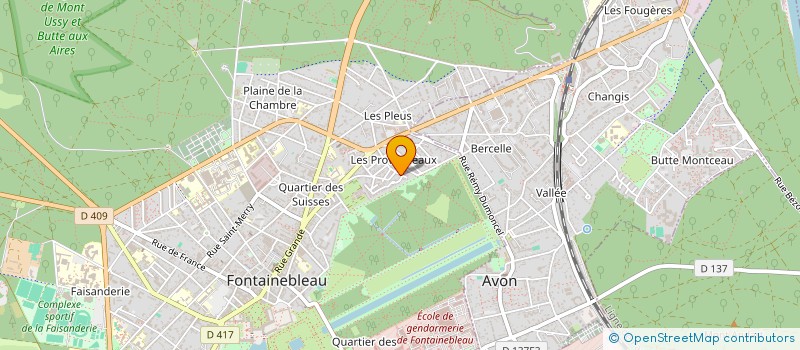 localisation de l'entreprise MADAME ODETTE GOME à FONTAINEBLEAU