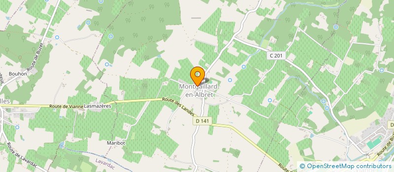 localisation de l'entreprise MADAME ODETTE GONTERO  MONTGAILLARD-EN-ALBRET