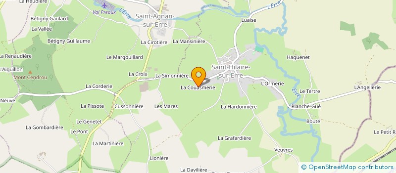 localisation de l'entreprise MADAME ODETTE GOUALARD à SAINT-HILAIRE-SUR-ERRE
