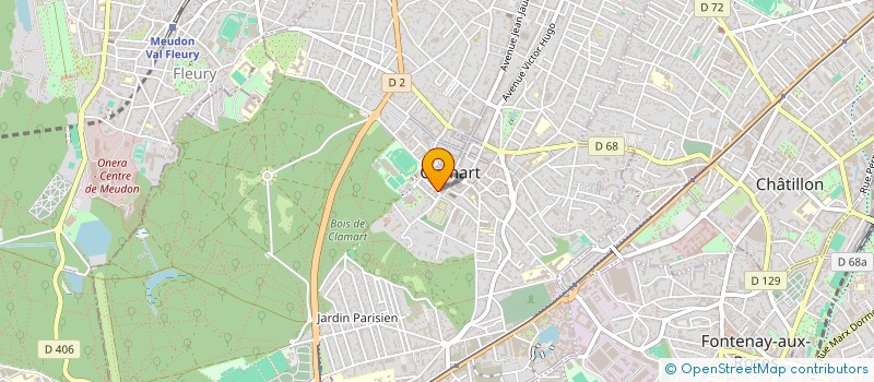 localisation de l'entreprise MADAME ODETTE GOYET à CLAMART