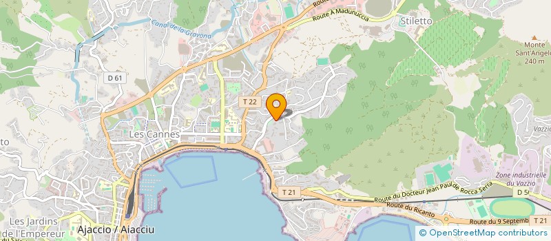 localisation de l'entreprise MADAME ODETTE GRIMALDI à AJACCIO