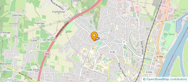 localisation de l'entreprise MADAME ODETTE GROS  MACON