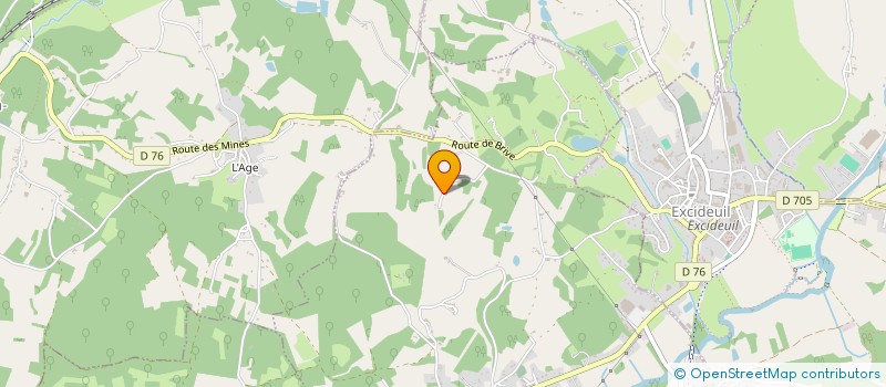 localisation de l'entreprise MADAME ODETTE GUILBEM  SAINT MARTIAL D'ALBAREDE