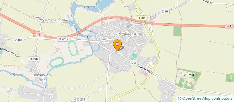 localisation de l'entreprise MADAME ODETTE GUYOT  ROZAY-EN-BRIE