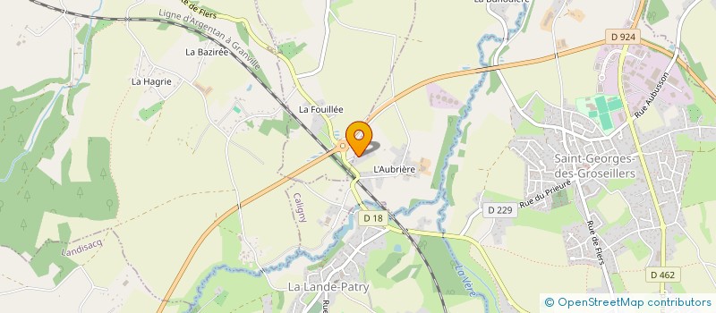 localisation de l'entreprise MADAME ODETTE HARDY à SAINT-GEORGES-DES-GROSEILLERS