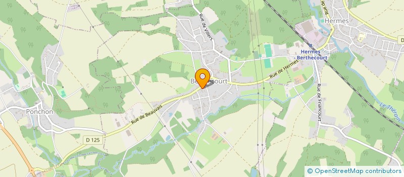 localisation de l'entreprise MADAME ODETTE HEAC  BERTHECOURT