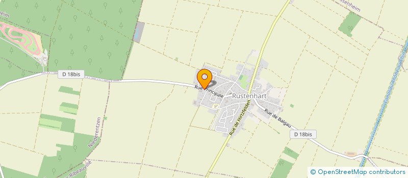 localisation de l'entreprise MADAME ODETTE HEGY  RUSTENHART