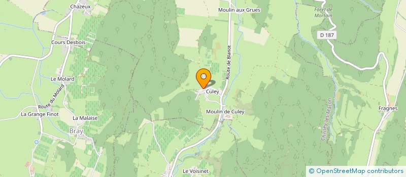 localisation de l'entreprise MADAME ODETTE HERITIER  CHISSEY-LES-MACON