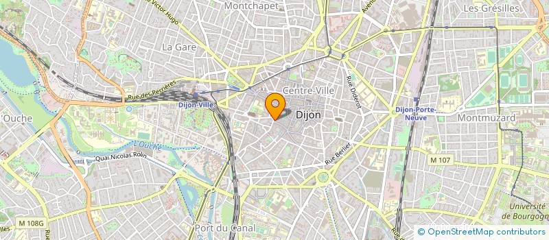 localisation de l'entreprise MADAME ODETTE HOLLIER à DIJON