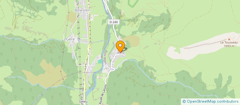 localisation de l'entreprise MADAME ODETTE HOUNDEROU  ASTE-BEON