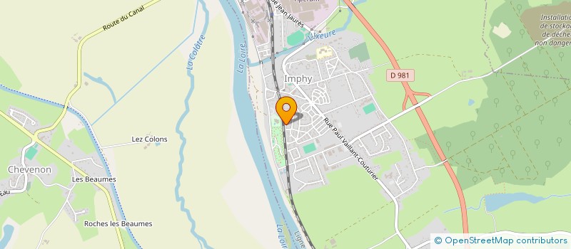 localisation de l'entreprise MADAME ODETTE IMBERT  IMPHY