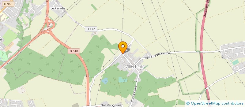 localisation de l'entreprise MADAME ODETTE JOURNET  VILLECHETIF