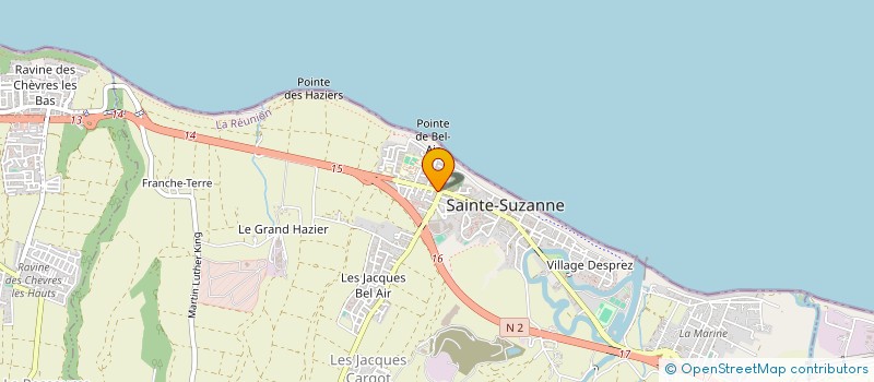 localisation de l'entreprise MADAME ODETTE KONG-TIVE à SAINTE-SUZANNE